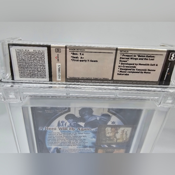 Batien Kaitos Factory Sealed Wata Graded A+ 9.4 - Picture 4 of 4